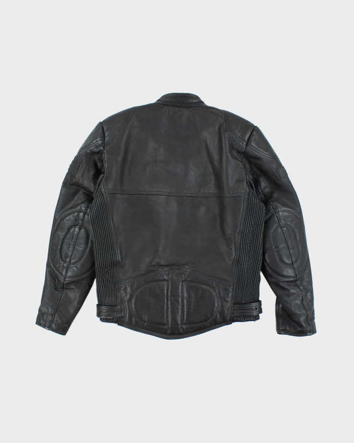 Vintage 90's Belstaff Heavyweight Leather Motorcycle Jacket - L