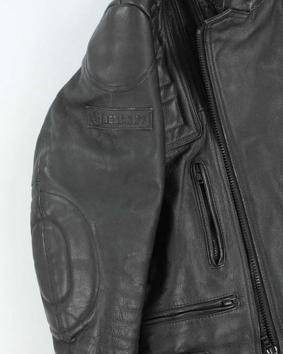 Vintage 90's Belstaff Heavyweight Leather Motorcycle Jacket - L