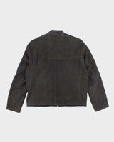 Vintage 90's Vera Pelle Suede Harrington Jacket - L