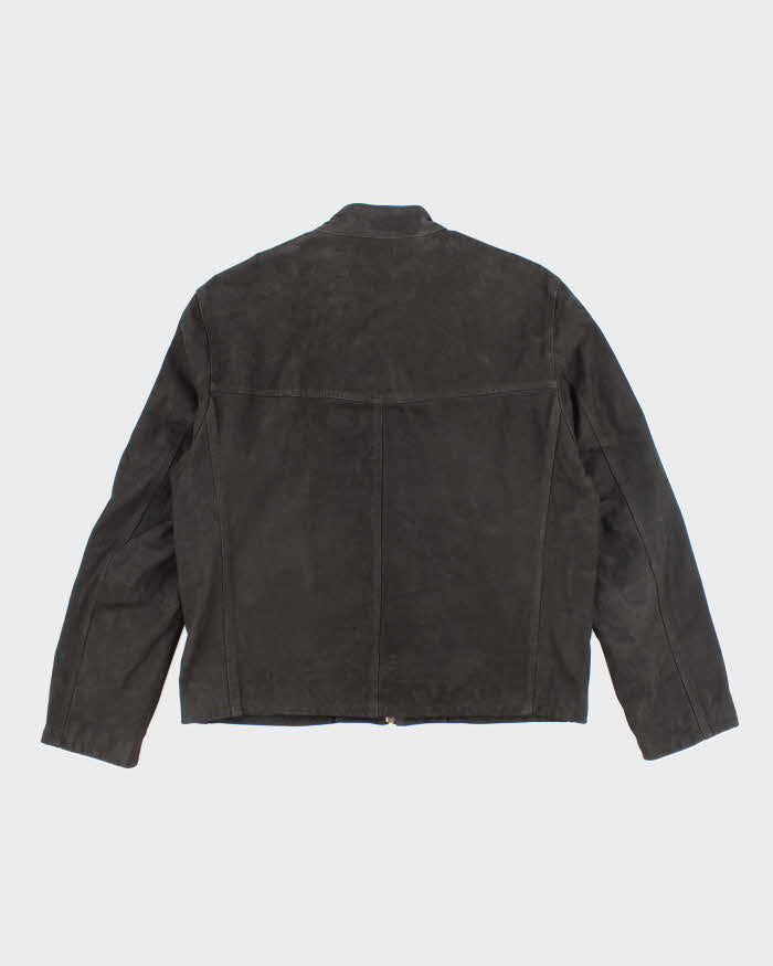 Vintage 90's Vera Pelle Suede Harrington Jacket - L