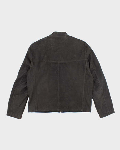 Vintage 90's Vera Pelle Suede Harrington Jacket - L