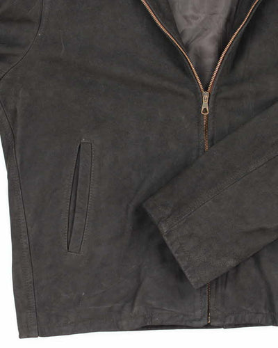 Vintage 90's Vera Pelle Suede Harrington Jacket - L
