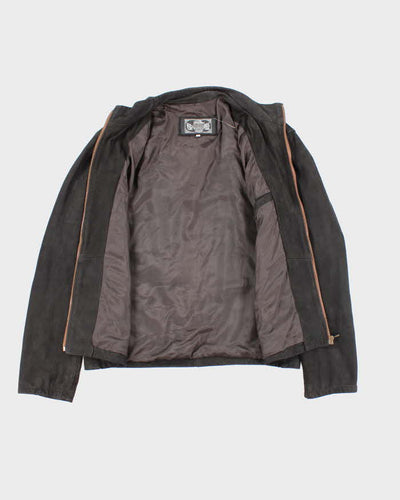 Vintage 90's Vera Pelle Suede Harrington Jacket - L