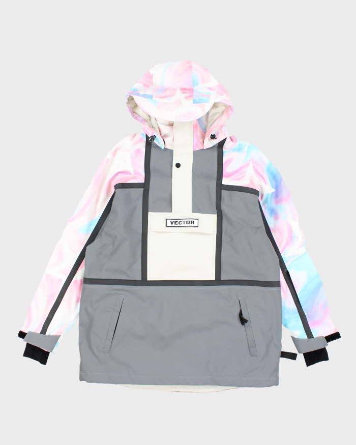Vintage Vector Heavyweight Pullover Hooded Ski Jacket - XS