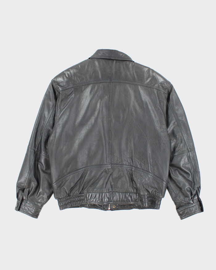 Vintage 80s Cricketeer Leather Jacket - XL
