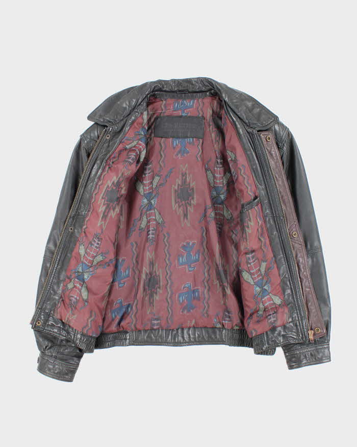 Vintage 80s Cricketeer Leather Jacket - XL