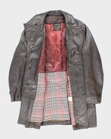 Vintage 70s Craft Of Canada Brown Leather Jacket - XL
