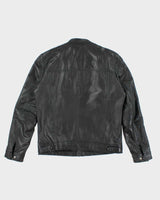 Vintage 2000's Hugo Boss Soft Leather Biker Jacket - L