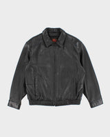 Vintage 2000's Danier Heavyweight Leather Zip Up Jacket - L