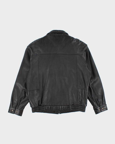 Vintage 2000's Danier Heavyweight Leather Zip Up Jacket - L