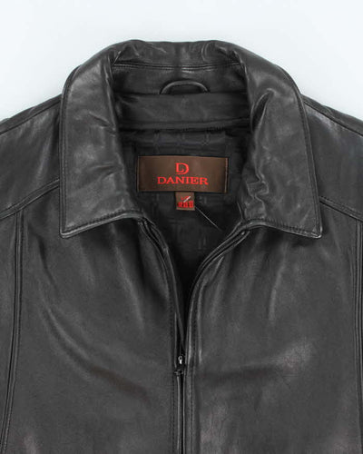 Vintage 2000's Danier Heavyweight Leather Zip Up Jacket - L