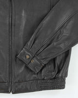 Vintage 2000's Danier Heavyweight Leather Zip Up Jacket - L
