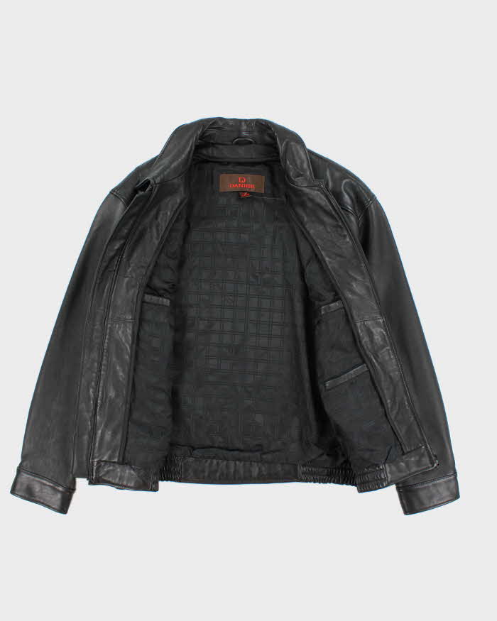 Vintage 2000's Danier Heavyweight Leather Zip Up Jacket - L