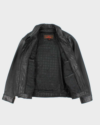 Vintage 2000's Danier Heavyweight Leather Zip Up Jacket - L