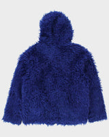 Vintage Y2K Groggy Clothing Furry Hooded Jacket - XL