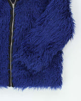 Vintage Y2K Groggy Clothing Furry Hooded Jacket - XL