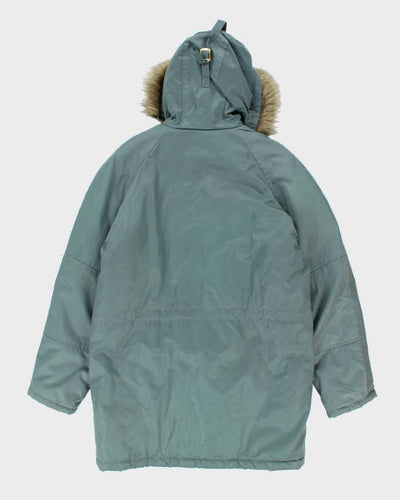 Vintage 90's Triton Insulated Hooded Military Style Parka Jacket - M
