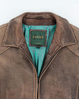 Vintage Danier Brown Leather Jacket - L