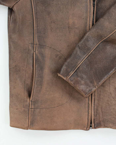 Vintage Danier Brown Leather Jacket - L