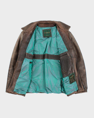 Vintage Danier Brown Leather Jacket - L