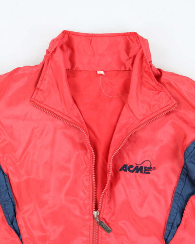 Vintage 90's ACME Lightweight Zip Up Hoodless Anorak - L