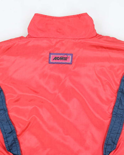 Vintage 90's ACME Lightweight Zip Up Hoodless Anorak - L