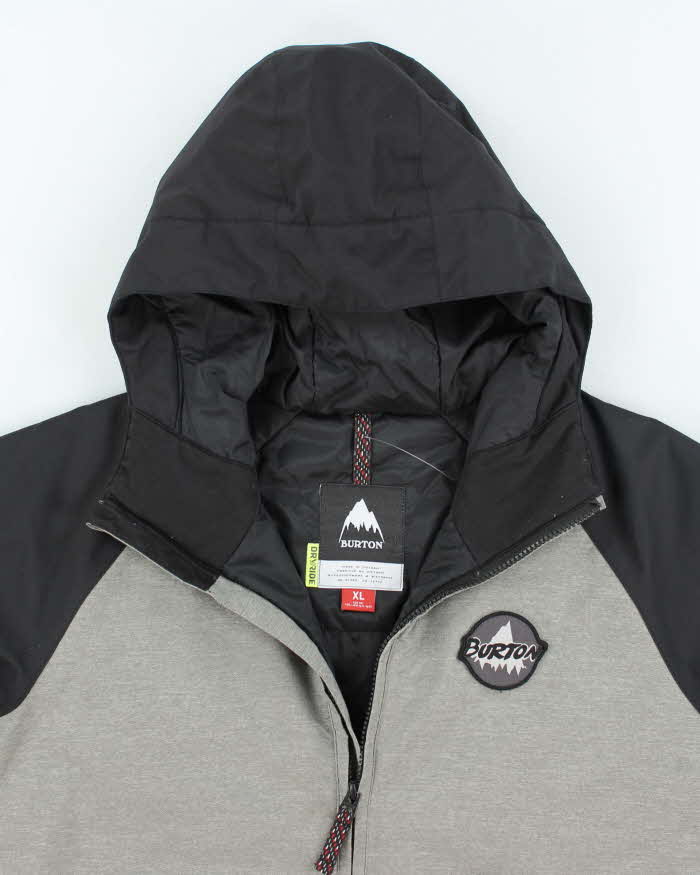 Vintage Y2K Burton Snowboards Hooded Insulated Jacket - XL