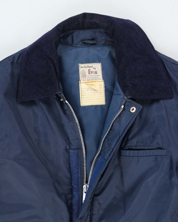 Vintage 70's Evin Insulated Heavyweight Collared Parka Jacket - XL