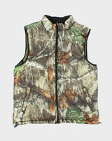 Vintage Y2K Real Tree Camouflage Puffer Jacket - L