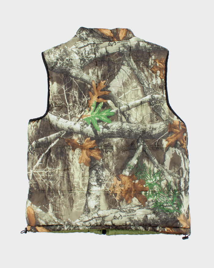 Vintage Y2K Real Tree Camouflage Puffer Jacket - L