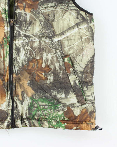 Vintage Y2K Real Tree Camouflage Puffer Jacket - L