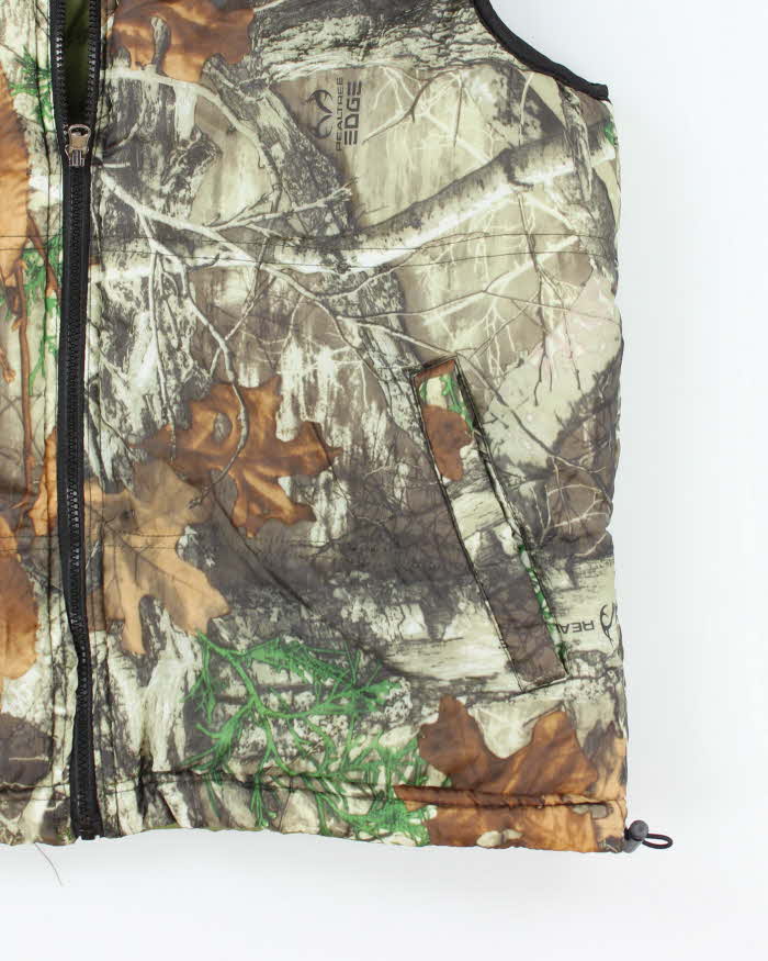 Vintage Y2K Real Tree Camouflage Puffer Jacket - L