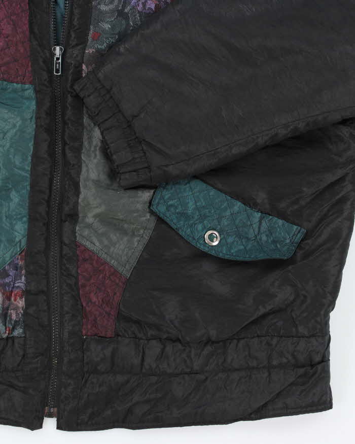 Vintage 80's Multi Patterned Lined Ski Jacket - L