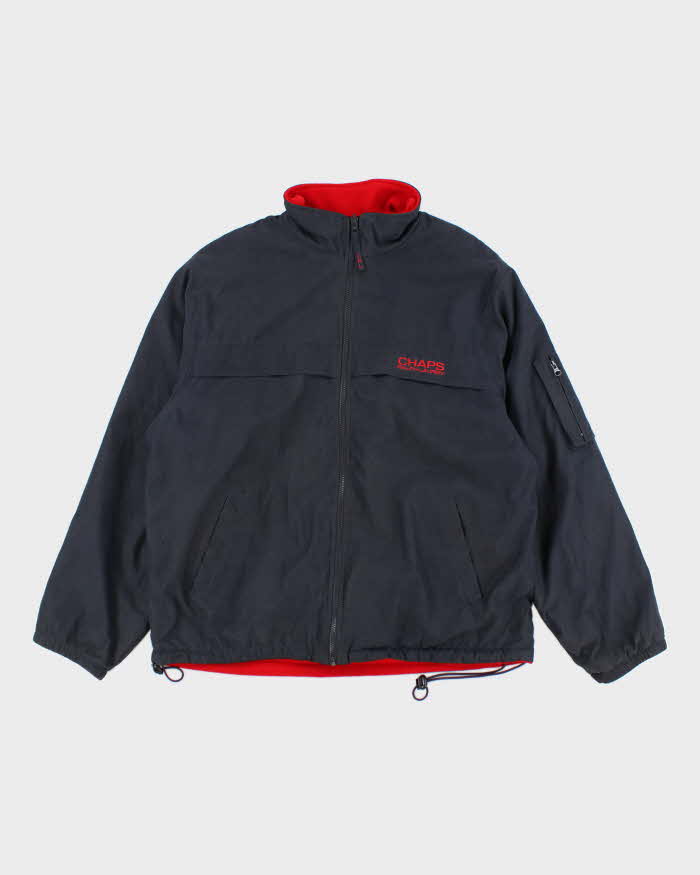 Vintage 90's Chaps Ralph Lauren Reversible Fleece Lined Jacket - L