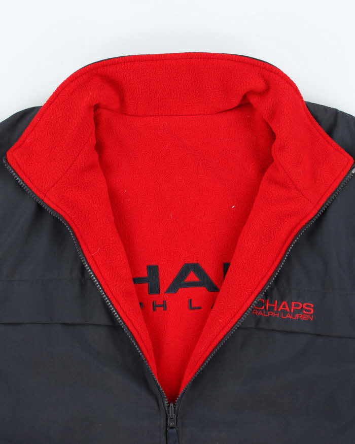 Vintage 90's Chaps Ralph Lauren Reversible Fleece Lined Jacket - L