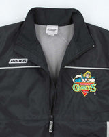 Vintage Bauer Belfast Giants Embroidered Windbreaker Jacket - M