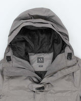 Vintage Y2K Armani Exchange Multi Pocket Hooded Jacket - M