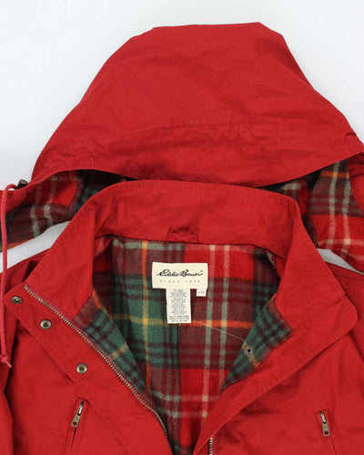 Vintage Eddie Bauer Hooded Wool Lined Jacket - L