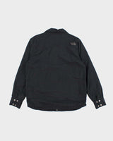 The North Face Black Button-Up Jacket - M