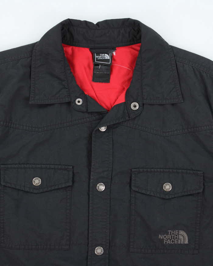 The North Face Black Button-Up Jacket - M