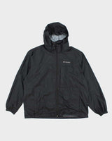 Vintage Columbia Black Lightweight Anorak - XL