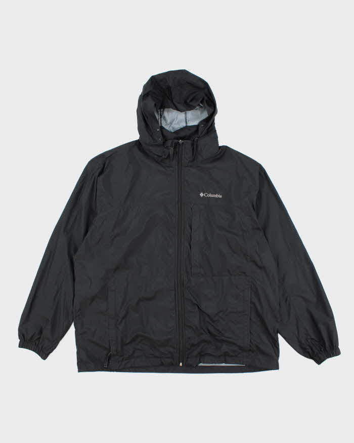 Vintage Columbia Black Lightweight Anorak - XL