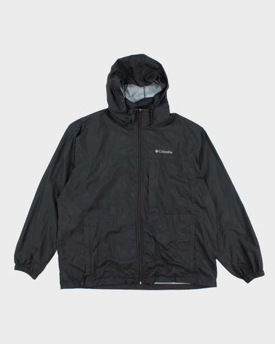 Vintage Columbia Black Lightweight Anorak - XL