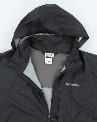 Vintage Columbia Black Lightweight Anorak - XL