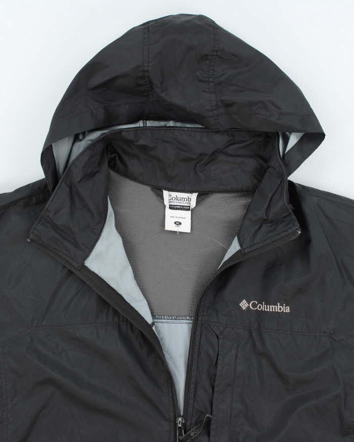 Vintage Columbia Black Lightweight Anorak - XL