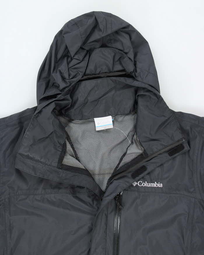 Vintage Columbia Black Anorak - L