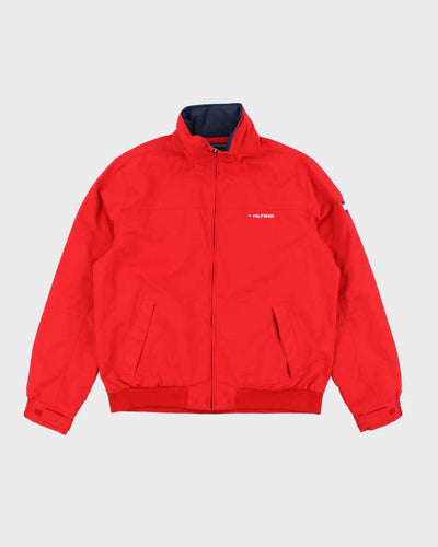Vintage Tommy Hilfiger Red Waterproof Jacket - L