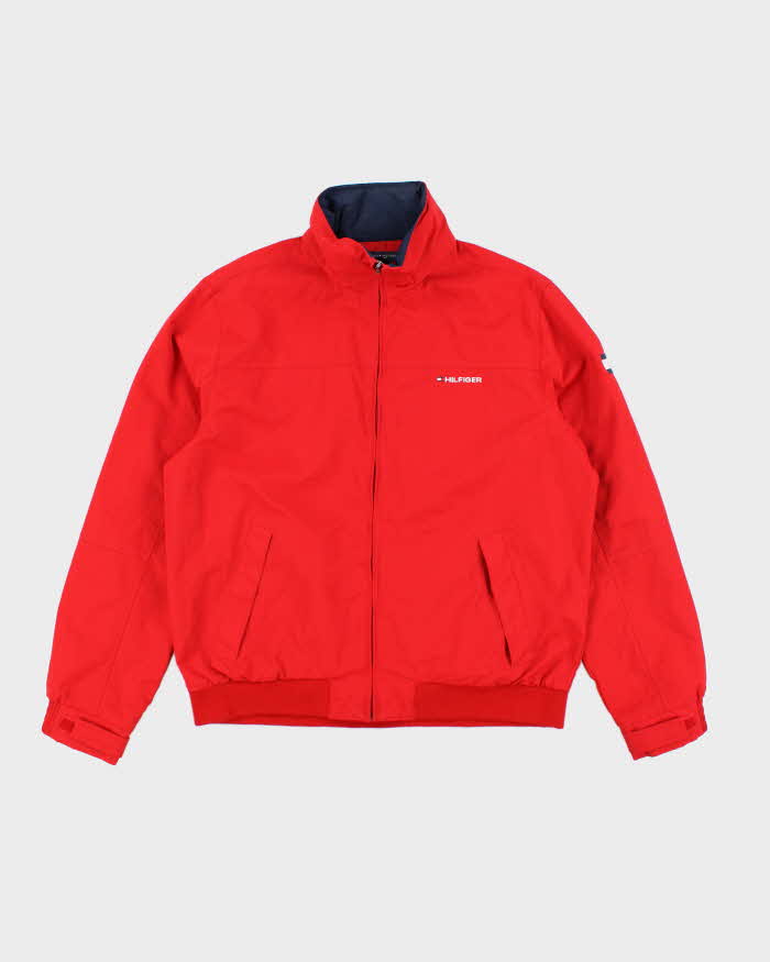 Vintage Tommy Hilfiger Red Waterproof Jacket - L