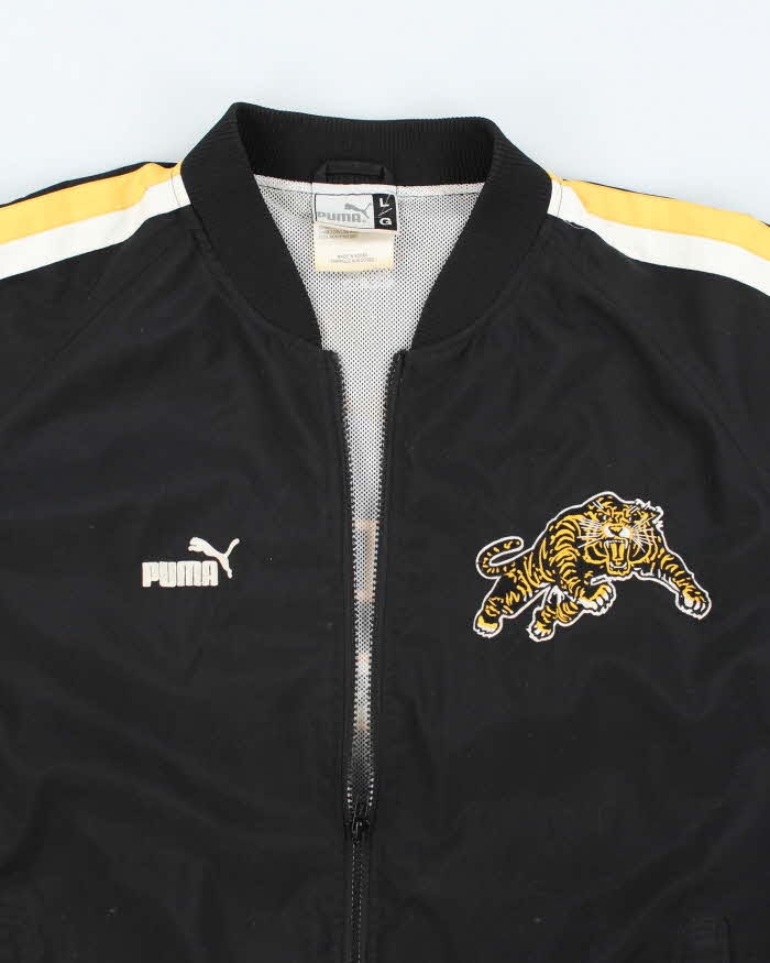 Vintage 2000's Puma Tiger Cats Football Embroidered Track Jacket - L