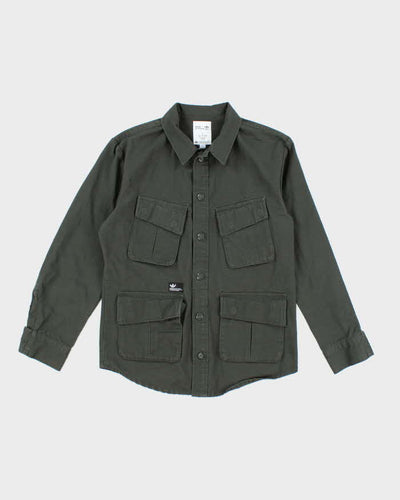 Vintage Adidas Beckham Button Up Jacket - S